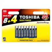 Батарейка AA Toshiba LR6/12BL Alkaline, 12 шт, блистер