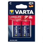Батарейка C Varta LR14/2BL LONGLIFE Max Power, щелочная, 2 шт, в блистере (4714)