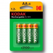 Аккумулятор AA Kodak HR6-4BL 2100мА/ч Ni-Mh, 4шт, блистер