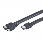 Кабель eSATA - eSATA DATA/Mini USB (питание), 1 м, Сablexpert (CC-ESATAP-ESATA-USB5P-1M)