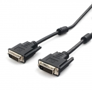Кабель DVI-D Dual link (24+1) 10 м, экран, 2 фильтра, черный, Cablexpert (CC-DVI2L-BK-10M)