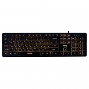 Клавиатура игровая Dialog Katana KK-ML17U USB, подсветка, мультимедийная, черная