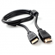 Кабель HDMI 19M-19M V2.0, 1.5 м, черный, 2 фильтра, позол. разъемы, Cablexpert (CCF2-HDMI4-5)
