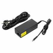 Зарядное устройство ORIENT PU-C65W, 65 Вт, PD/QC3.0, встр. кабель Type C, чёрное (31123)