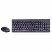Комплект Perfeo TEAM, беспроводные клавиатура и мышь, черный (PF_A4785)