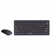 Комплект Perfeo mini COMBO, беспроводные клавиатура и мышь, черный (PF_B4898)