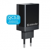   Defender UPA-101 QC3.0 18 , 3 A USB (83573)