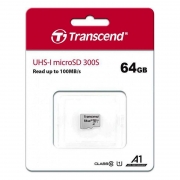 ����� ������ Micro SDXC 64Gb Transcend 300S Class 10 UHS-I U1 ��� �������� (TS64GUSD300S)