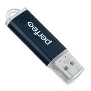 Карт-ридер внешний USB Perfeo PF-VI-R025 для microSD, черный (PF_С3798)