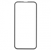Защитное стекло для экрана iPhone 13/13 Pro (6.1), 3D, чёрное, Perfeo (PF_C3770)