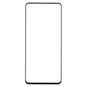 Защитное стекло для экрана Samsung Galaxy A71/A72/Note 10Lite Black, Full Screen, Perfeo (PF_C3623)