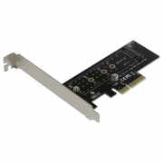 Переходник PCI-E 16X->M.2 M-key NVMe SSD, тип 2230/2242/2260/2280, AgeStar AS-MC01