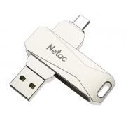 16Gb Netac U381 Dual Silver USB 3.1/Micro USB (NT03U381B-016G-30PN)