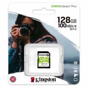   SDXC 128Gb Kingston Canvas Select Plus U3 V30 100 / (SDS2/128GB)
