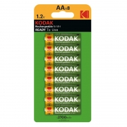 Аккумулятор AA Kodak HR6-8BL 2700мА/ч Ni-Mh, 8шт, блистер