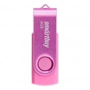 8Gb Smartbuy Twist Pink USB2.0 (SB008GB2TWP)