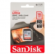   SDHC 16Gb SanDisk Ultra Class 10, UHS-I, 80 / (SDSDUNS-016G-GN3IN)