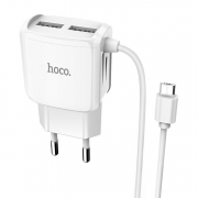   Hoco C59A, 2.1 2xUSB    Micro USB, 