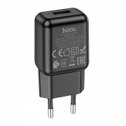 Зарядное устройство Hoco C96A, 2.1А USB, черное