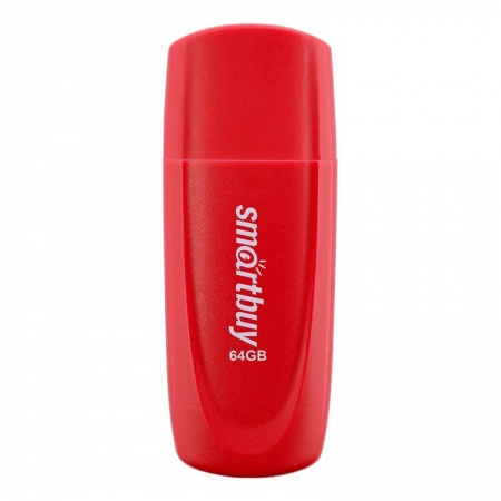 64Gb Smartbuy Scout Red USB2.0 (SB064GB2SCR)