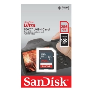   SDXC 256Gb SanDisk Ultra Class 10, UHS-I U1, R100 / (SDSDUNR-256G-GN3IN)