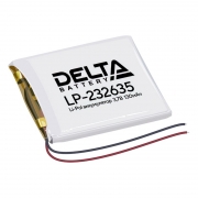 Аккумулятор Li-Po 3.7В 130мАч, Delta LP-232635