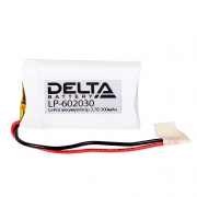 Аккумулятор Li-Po 3.7В 300мАч, Delta LP-602030