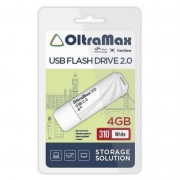 4Gb OltraMax 310 White USB 2.0 (OM-4GB-310-White)
