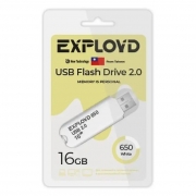 16Gb Exployd 650 White USB 2.0 (EX-16GB-650-White)