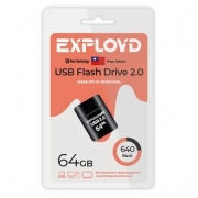 64Gb Exployd 640 Black USB 2.0 (EX-64GB-640-Black)