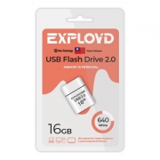 16Gb Exployd 640 White USB 2.0 (EX-16GB-640-White)