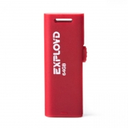 64Gb Exployd 580 Red USB 2.0 (EX-64GB-580-Red)