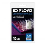 16Gb Exployd 700 Silver, , USB 2.0 (EX-16GB-700-Silver)