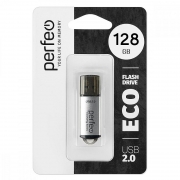 128Gb Perfeo E01 Silver Economy Series USB 2.0 (PF-E01S128ES)