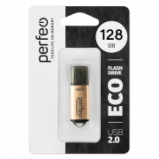 128Gb Perfeo E01 Gold Economy Series USB 2.0 (PF-E01Gl128ES)