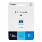   Micro SDXC 256Gb Smartbuy Ultra U3 V30 A2 165/150 /   (SB256GBSDU3UL01)