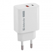   Defender UPA-130, QC3.0/PD3.0 30W USB A+C,  (83674)