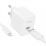 �������� ���������� Hoco CS11A 2.1� USB + ������ Lightning, �����