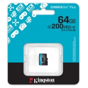 ����� ������ Micro SDXC 64Gb Kingston Canvas Go Plus U3 V30 A2 ��� �������� (SDCG4/64GBSP)