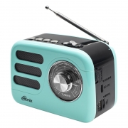  Ritmix RPR-033 Azure, FM/AM/SW, Bluetooth, MP3
