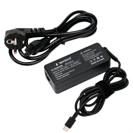 ���� ������� Gembird NPA-DC10, PD3.0 65W, ������ Type C, ������
