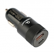    Cablexpert MP3A-UC-CAR24, QC3.0/PD 38W, USB-A+C, 