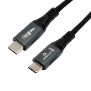  USB 2.0 Type C M-M - 2 , 240, 5A, PD3.1/QC4.0, , Cablexpert (CCP-USB2.0-240W-2M)