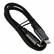  USB 4.0 Type C M-M - 1 , 240, 5A, PD3.1/QC4.0, , Cablexpert (CC-USB4-CMCM-BR-1M)