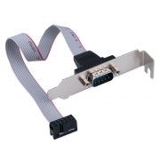     1xCOM- DB9M, , 0.25 , Cablexpert (CCDB9RECEPTACLE-LP)