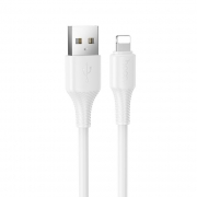������ USB 2.0 Am - 8 pin Lightning, 1 �, 2.4A, �����, Hoco X120