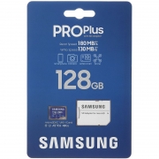   Micro SDXC 128Gb Samsung Pro Plus U3 A2 V30, R180/130 / +  SD (MB-MD128SA/AM)