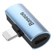  Lightning (m) - 2x Lightning (f), audio+charging, , Baseus L46