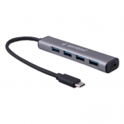 HUB 4-port Gembird UHB-C474 USB 3.1  .  ( Type ), ,  Type C