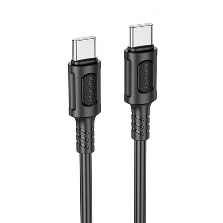 ������ USB 2.0 Type C M-M - 1 �, 60��, 3A, PD/QC3.0, ������, Borofone BX111